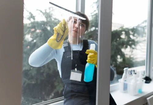 Nettoyage de vitres intérieures et extérieures à Courlans